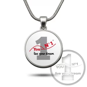 Halskette (Edelstahl, Anhänger mit Logo/Motiv) - Version 1