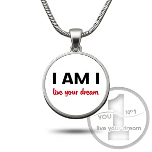 Halskette (Edelstahl, Anhänger mit Logo/Motiv) - Version 2