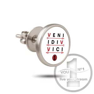 Anstecker (Metall + Gravur oder Druck, klassischer Pin-Verschluss) - Version 3